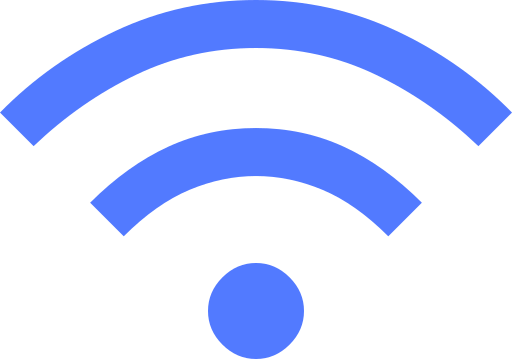 Stilisiertes Bild von WLAN